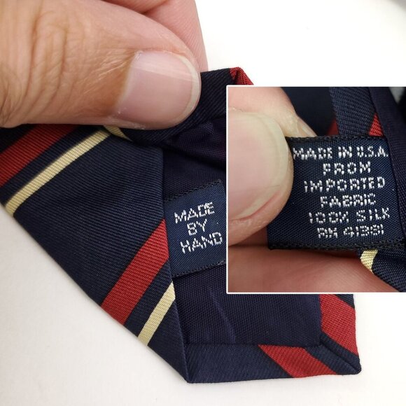Polo Sport Ralph Lauren Tie Vintage Necktie Sailboat Silk Made USA 56" NWT - Picture 6 of 11
